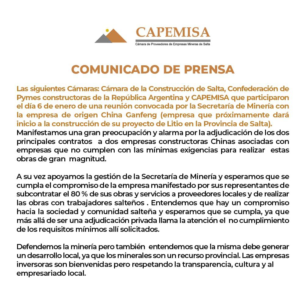 Comunicado Capemisa